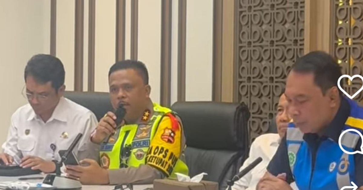 Konferensi pers informasi arus mudik Lebaran 2026 (Foto/tangkapan video Humas Polri)